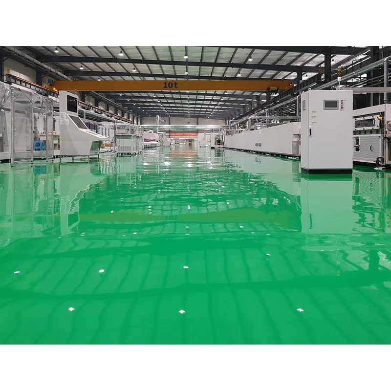 How do the high strength properties of epoxy floor paint hold up against daily wear and tear?